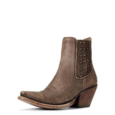 Ariat Eclipse Bej Rengi Kahverengi Western Csizma Bayan (38066-130)